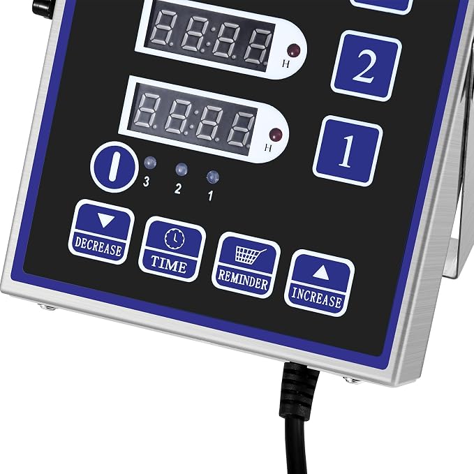 Kitchen Timers for Cooking – 4 Channel Commercial Kitchen Timer Restaurant - Image 5