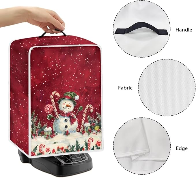 Christmas Candy Snowman Coffee Maker Covers - Image 5