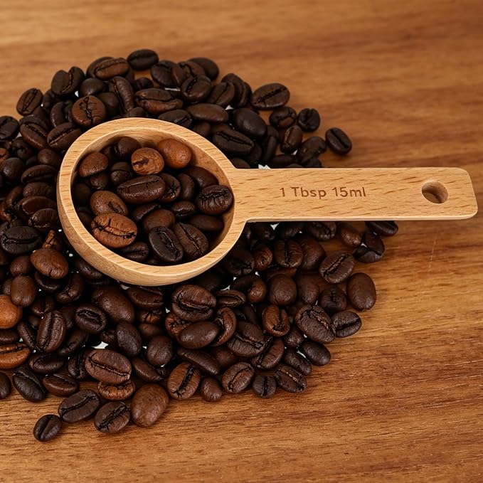 4PCS Wooden Coffee Spoon 15ml 1 Tbsp, Small Coffee Scoops - Image 7