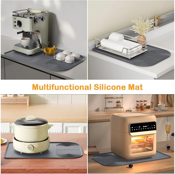 Coffee Mat - Silicone Dish Drying Mat - Image 7
