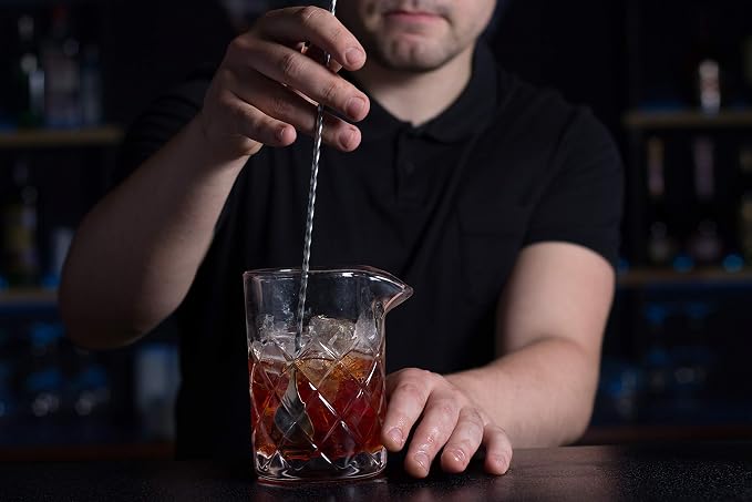 18" Cocktail Mixing Glass Bar Spoon - Image 7