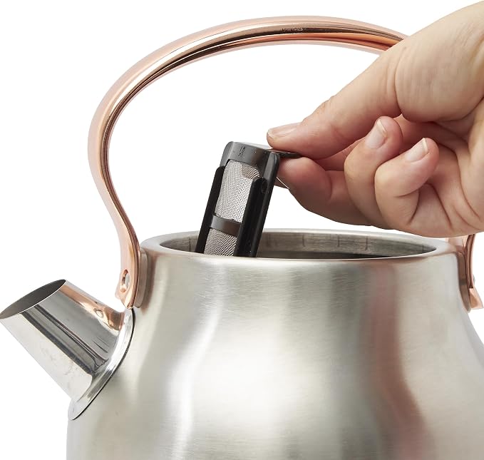 Haden Heritage 1.7 Liter Stainless Steel Electric Kettle, Hot Water Kettle - Image 9