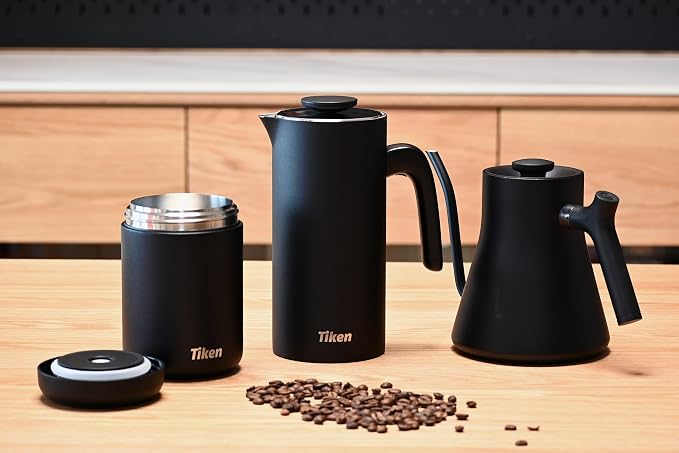 Tiken Airtight Coffee Canister Compact Size - Image 6
