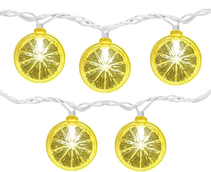 GOOTHY Lemon String Lights Plug in, 8.5Ft Outdoor Fairy Decorations String - Image 9