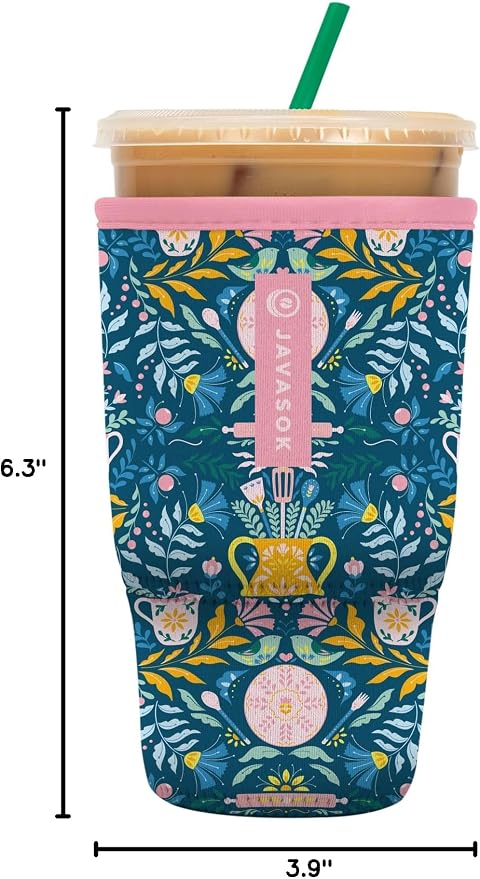 Sok It JavaSok Iced Coffee & Cold Soda Insulated Neoprene Cup Sleeve - Image 6