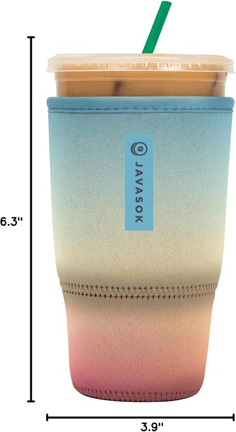 Sok It JavaSok Iced Coffee & Cold Soda Insulated Neoprene Cup Sleeve - Image 6