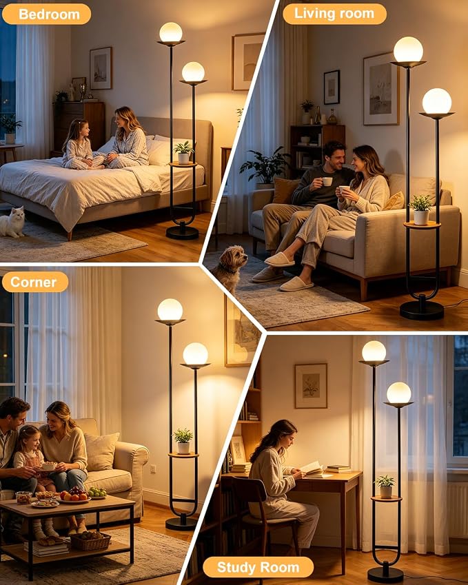 Lightdot 63IN Black Floor Lamp - Image 8