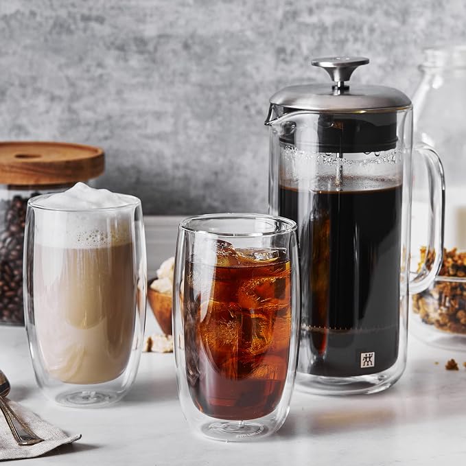 ZWILLING Sorrento Double Wall French Press and Latte Glass - Image 5