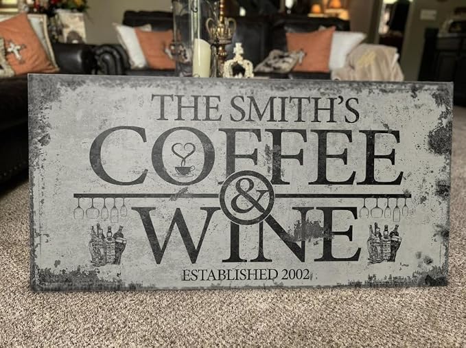 TAILORED CANVASES Custom Coffee Bar Sign - Image 6