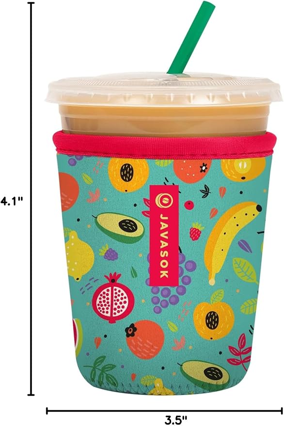 Sok It JavaSok Iced Coffee & Cold Soda Insulated Neoprene Cup Sleeve - Image 7