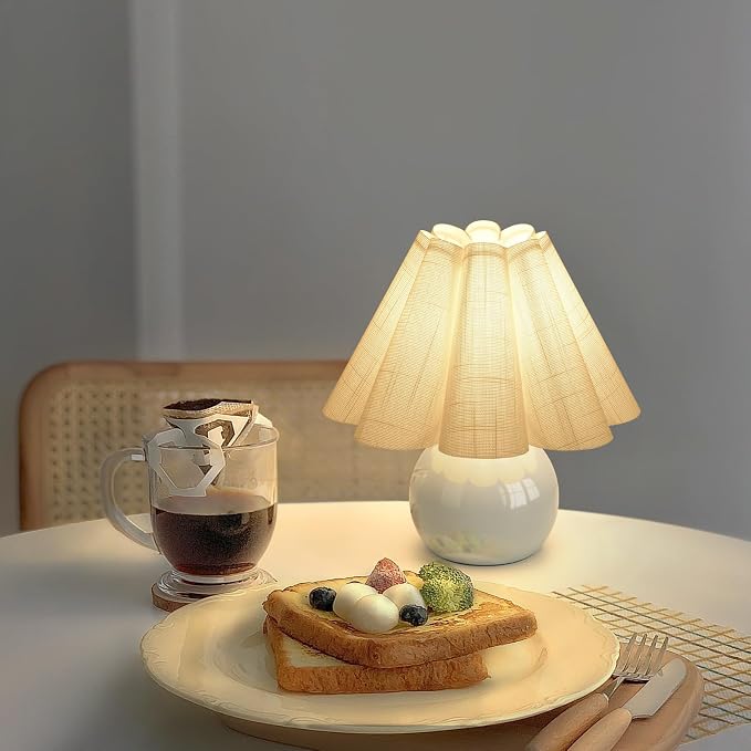 Light Blue Small Touch Control Table Lamp - Image 8