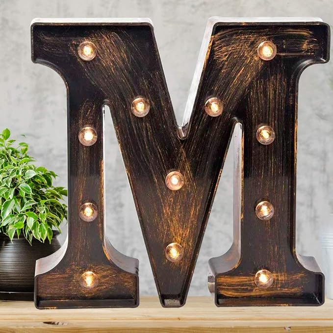 Pooqla Vintage Light Up Marquee Letters - Image 8