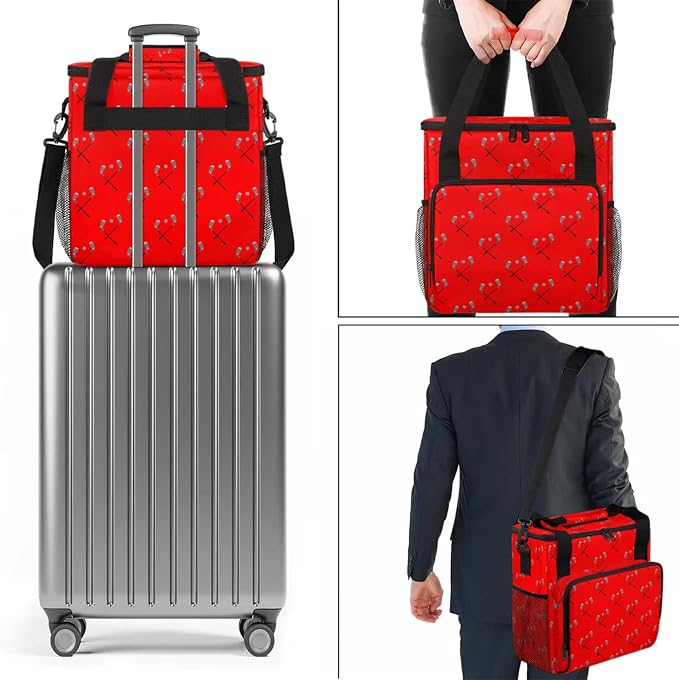 Golf Coffee Maker Travel Bag, Golf Large Carrying Storage Case Insulated - Image 7