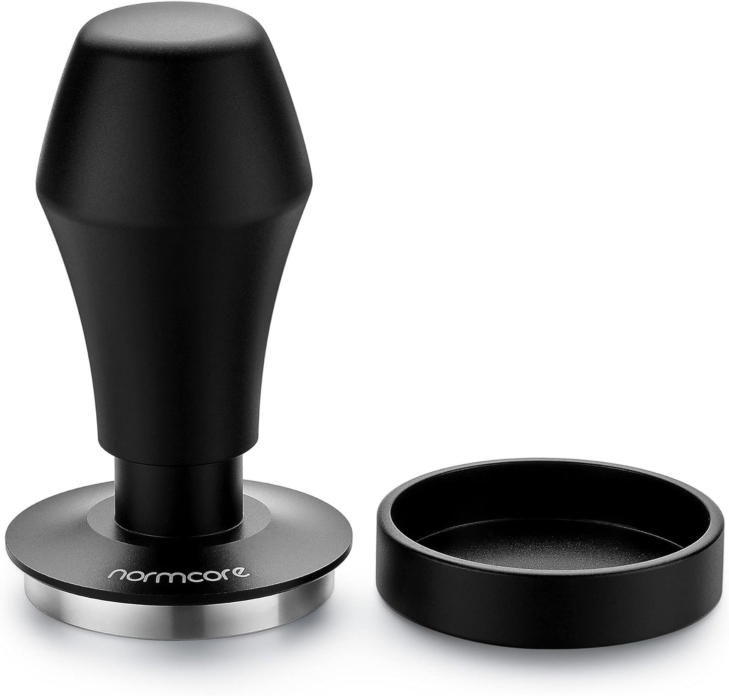 Normcore 51mm Espresso Tamper - Spring-loaded Tamper – Barista Tools - Barista Coffee Tamper with Anodized Aluminum Tamper Stand Holder – Stainless Steel Flat Base