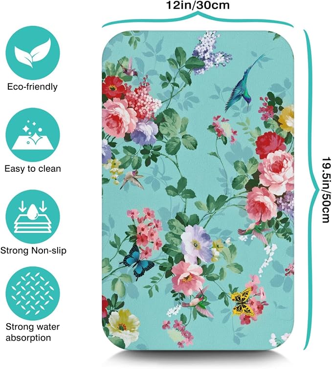 Floral Kitchen Counter Mat - Image 3