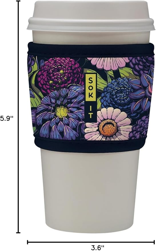 Sok It HotSok Coffee & Tea Reusable Insulated Neoprene Cup Sleeve - Image 7