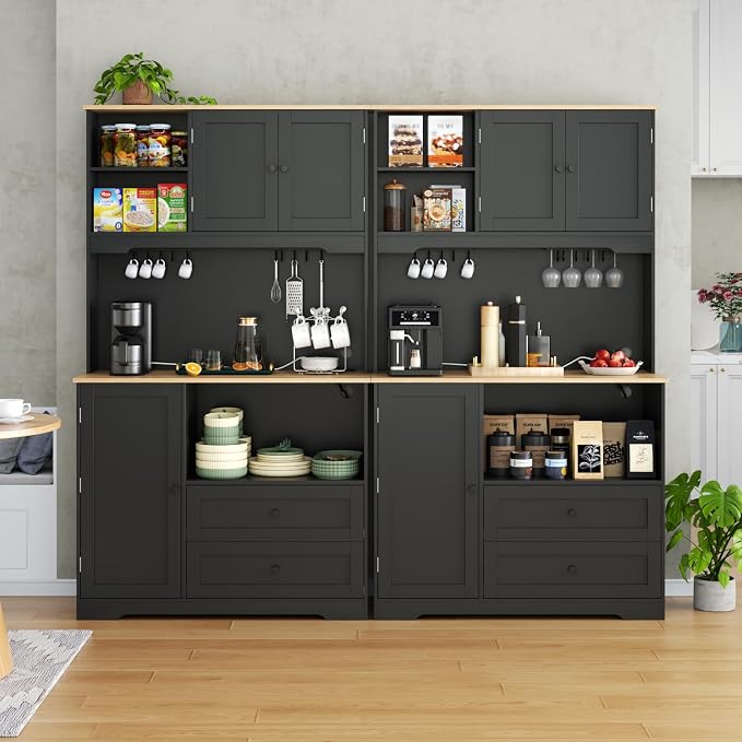 Gyfimoie 68" Tall Kitchen Pantry Storage Cabinet - Image 8
