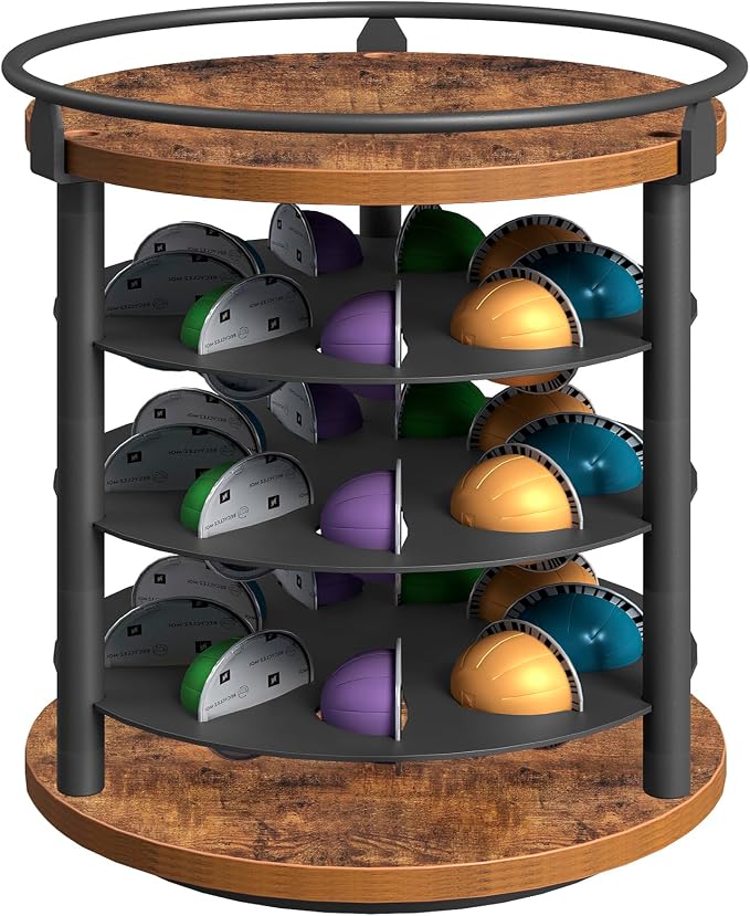 YATINEY Coffee Pod Holder for K Cup, 4 Tier Holder for Vertuo, Coffee Pod - Image 9