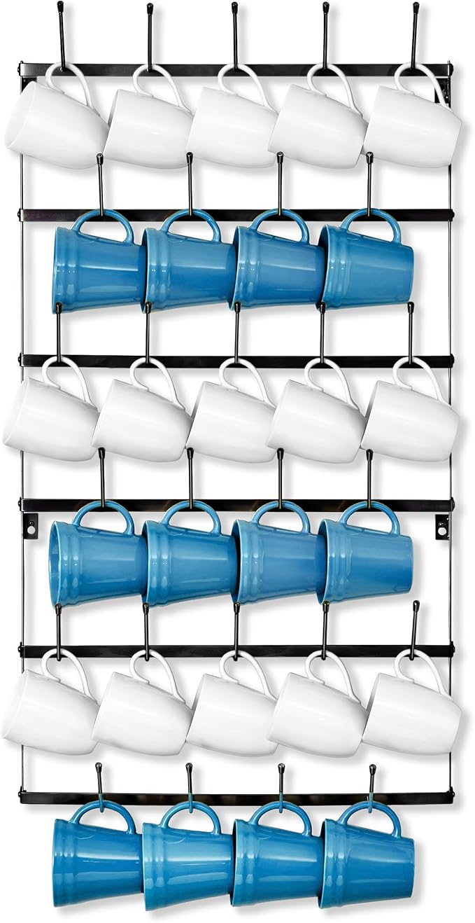 Sorbus Mug Rack for Wall - Image 9