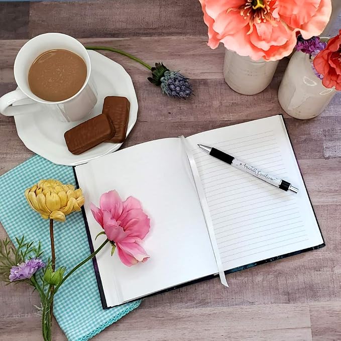 Funny "Sometimes I Like Coffee More Than People" Coffee Themed Hardcover Journal - Image 7