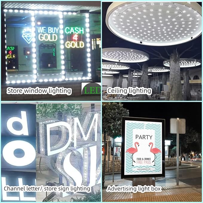 KBLEDLAMP DC12V 3W 6LEDs 20PCS Per LED Module, Pure White Light 10000k LED - Image 9
