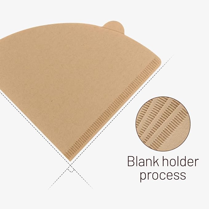 Clinuse Cone Coffee Filters #2, Disposable Natural Paper Filters 2-4 Cup - Image 8