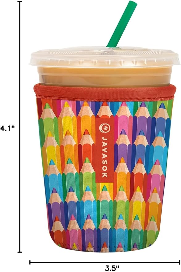 Sok It JavaSok Iced Coffee & Cold Soda Insulated Neoprene Cup Sleeve - Image 8