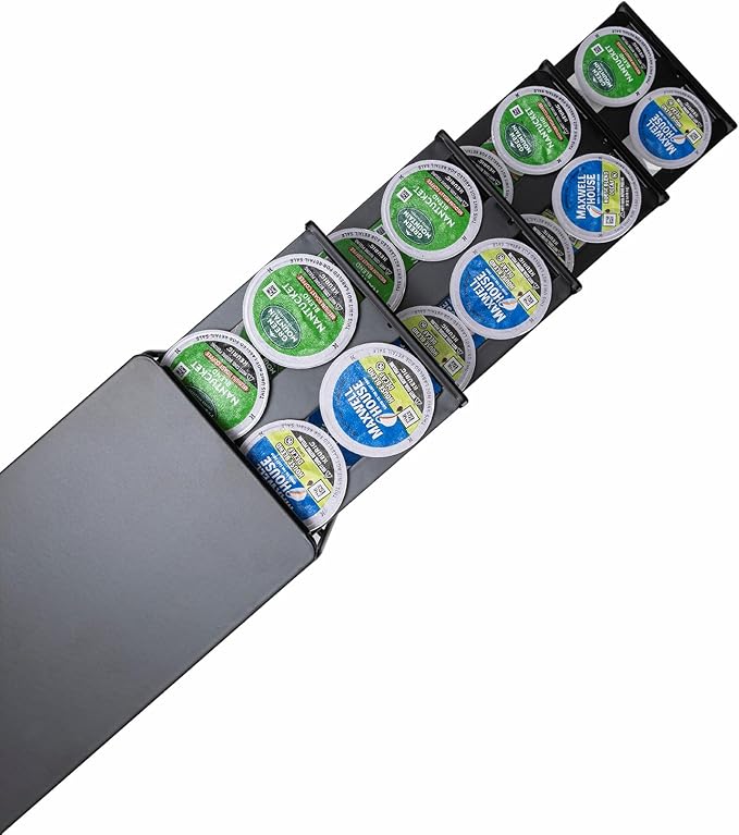 FlagShip K Cup Holder for Keurig Pod K Cup Storage 4 Tier K Cup Drawer - Image 7