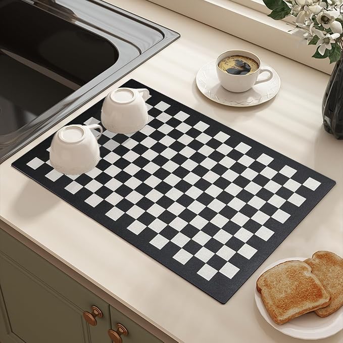 PIGCHCY Dish Drying Mat 2-Pack - Image 6