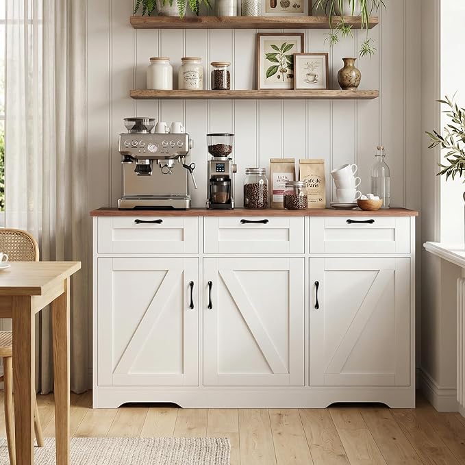 42" Farmhouse Buffet Cabinet - Image 8