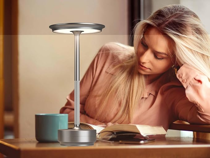 LED Cordless Table Lights Set of 2, Built-in 5000mAh Battery Rechargeable - Image 9