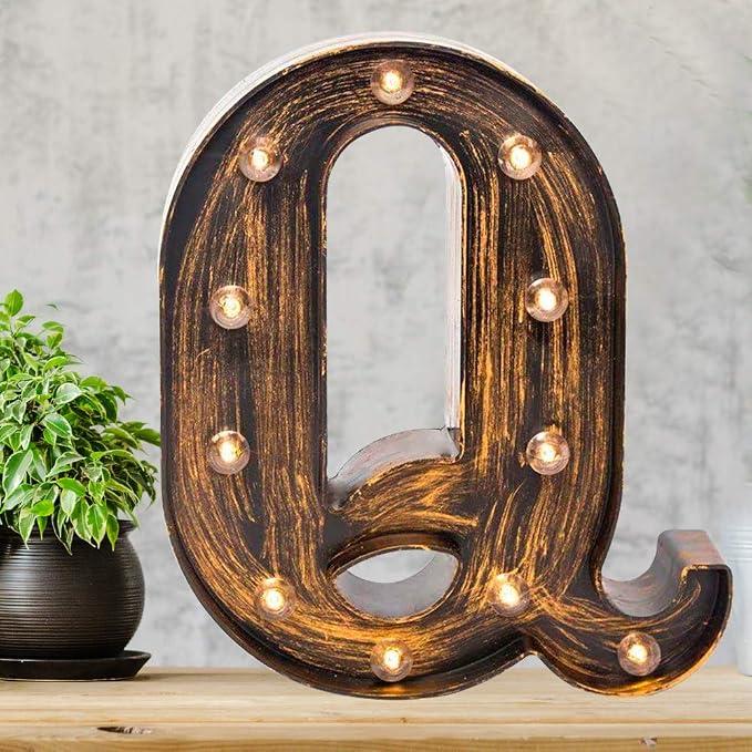 Pooqla Vintage Light Up Marquee Letters - Image 8