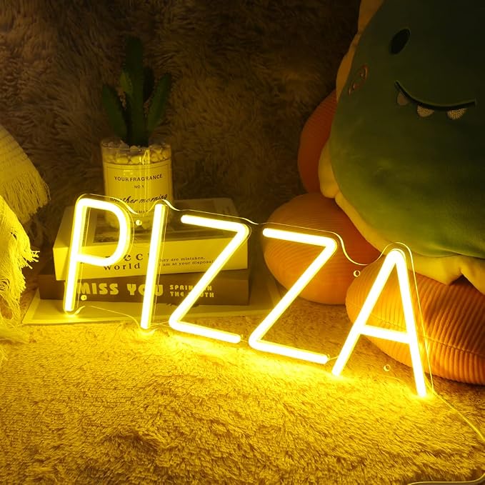 Planzo PIZZA LED Neon Sign for Business Store Restaurant Bar Coffee Shop Neon - Image 7