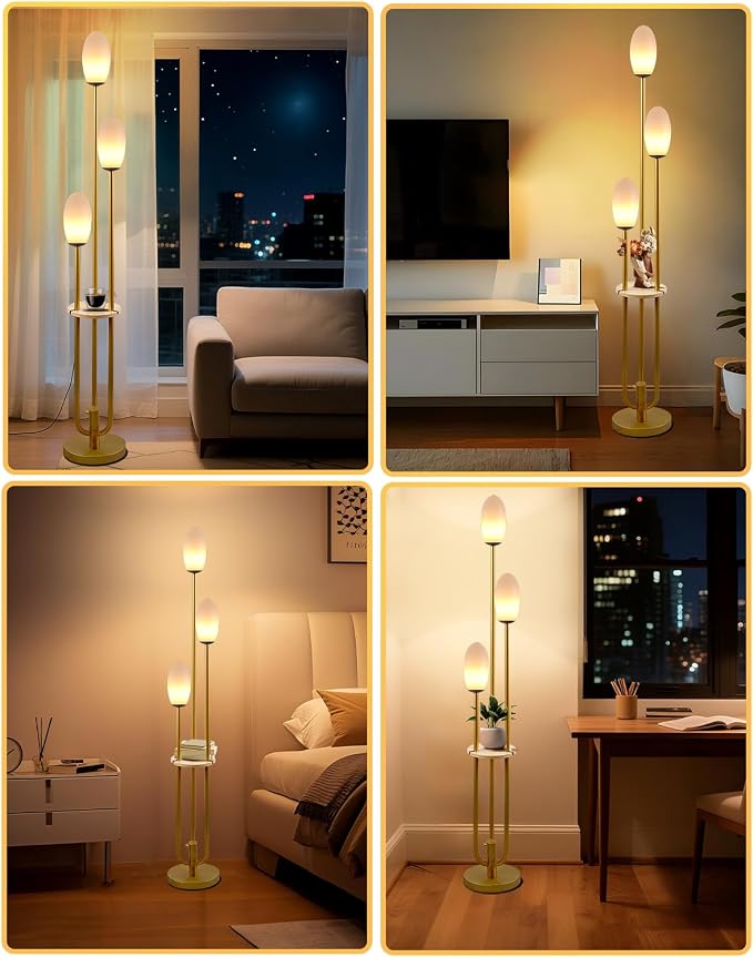 Lightdot Gold Dimmable Floor Lamp - Image 8