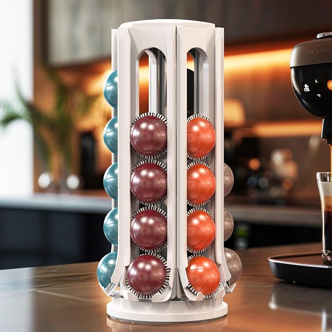 Deco Brothers VertuoLine Pod Holder, 360° Turntable Rotating Pod Carousel - Image 6