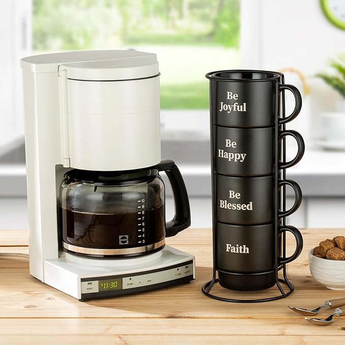 Signature Housewares Stackable Coffee Mug Tower Set - Image 6