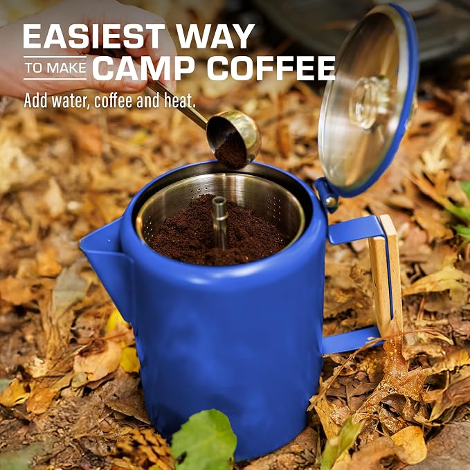 COLETTI Bozeman Blue Percolator Coffee Pot — Camping Coffee Makers — Camping’s - Image 5