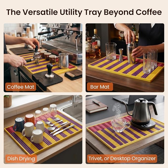 Decorative Cocktail Bar Mat 18x12 — Premium PVC Bar Mat, Non-Slip Coffee Mat - Image 7