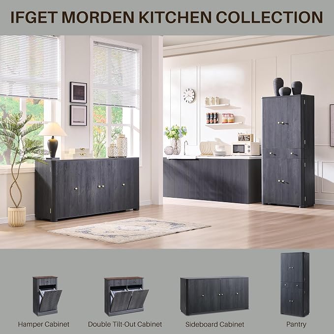 IFGET Curved Buffet Cabinet - Image 7