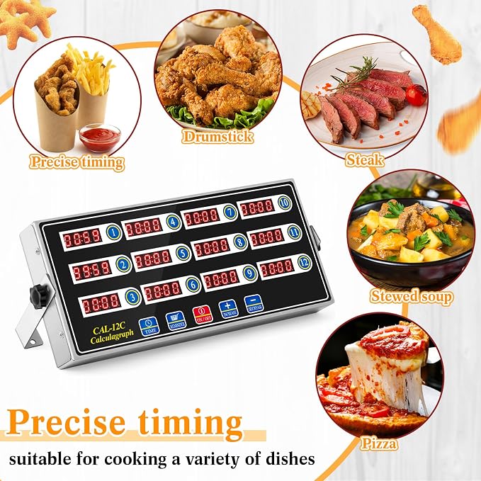 Relaxweex 2 Pack Digital Kitchen Timer, Commercial Cooking Timer - Image 7