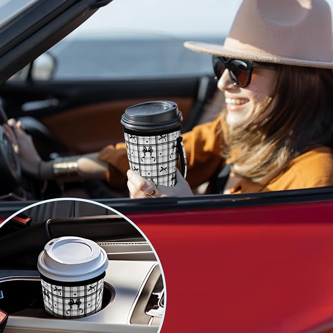 KJQJLY 3 Pack Reusable Iced Coffee Sleeves - Image 7