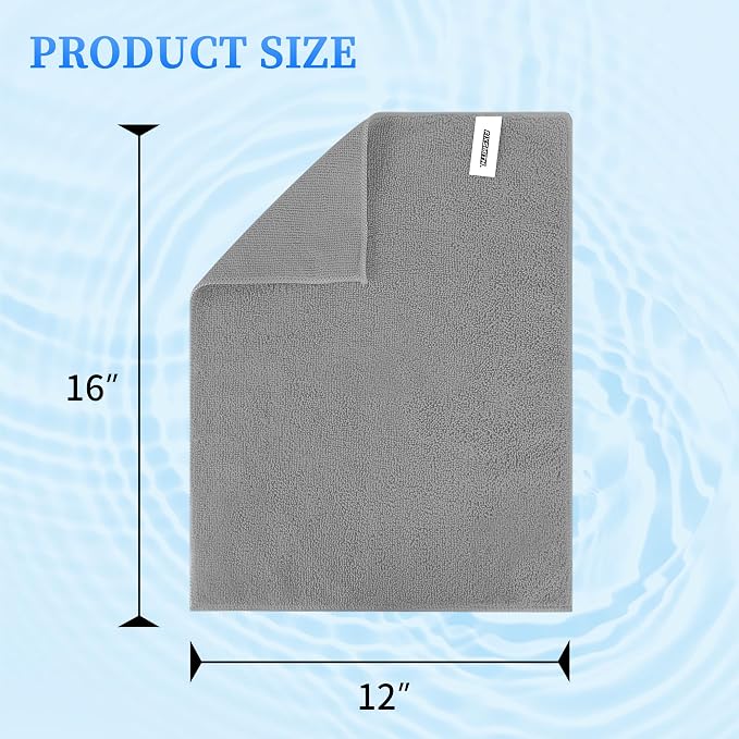 FIXSMITH Shop Towels-400 Pack, 12 x 16 in Microfiber Cleaning Cloth, Highly - Image 8