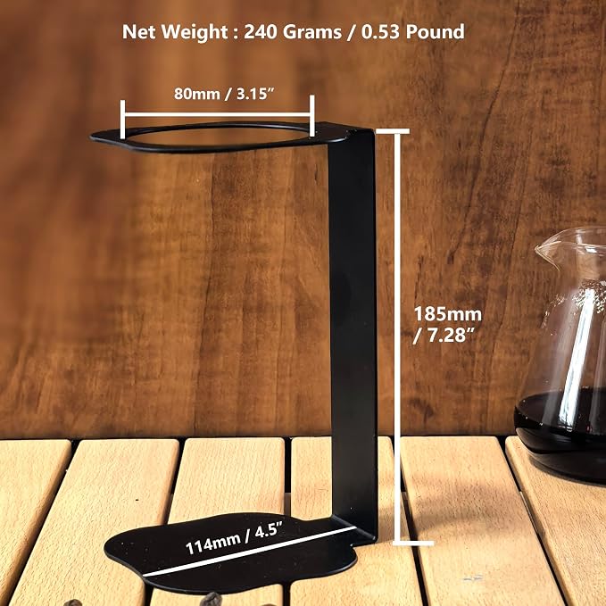 Pour Over Coffee Station Coffee Dripper Stand Stainless Steel - Image 7