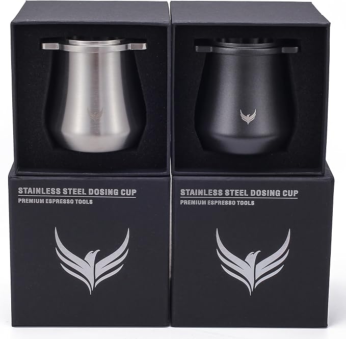 Coffee Dosing Cup 54mm for Breville – Black Stainless Steel Espresso Bean - Image 7