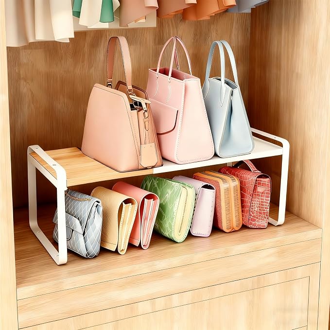 Expandable Cabinet Shelf Organizer & Spice Rack, Stackable Kitchen Counter Shelf - Image 9