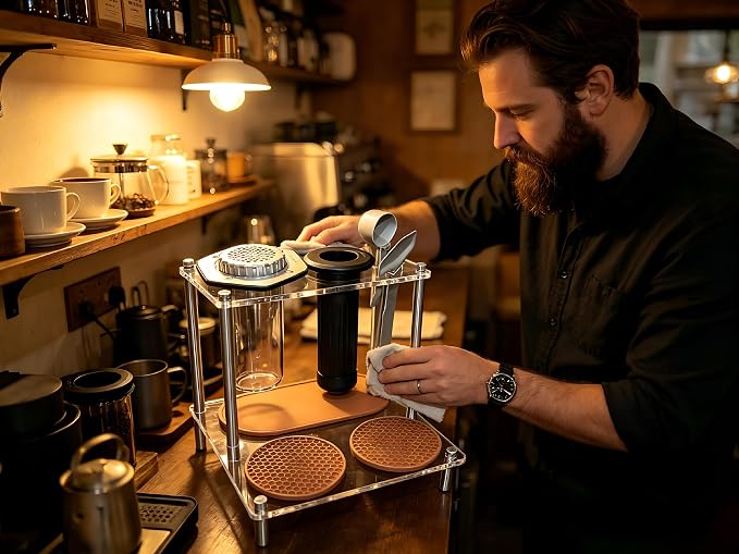 Organizer Stand for AeroPress, Coffee Bar Station, Storage Solution Fits - Image 6