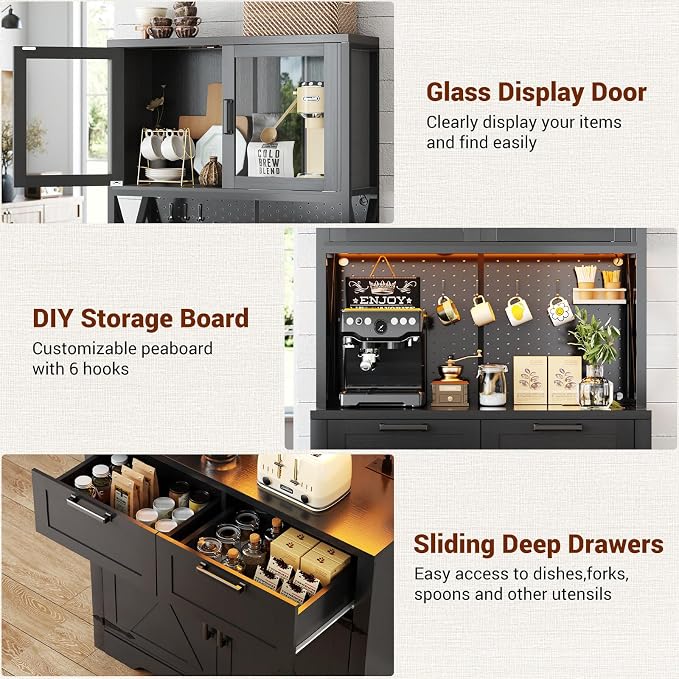Unikito 71" Pantry Cabinet - Image 7