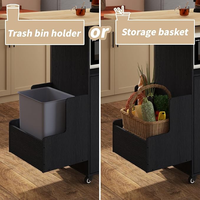 Rolling Mobile Kitchen Island - Image 7
