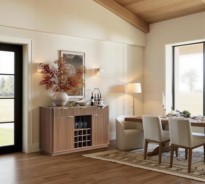 win2win Fluted Sideboard Buffet Cabinet - Image 9
