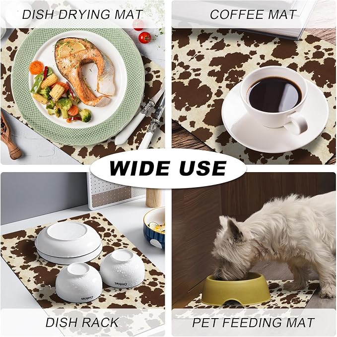 Coffee Mat, Coffee Bar Accessories Fit Under Coffee Maker Espresso Machine - Image 7